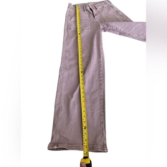 American Eagle Outfitters Light Pink Flare Jeans - Picture 8 of 10